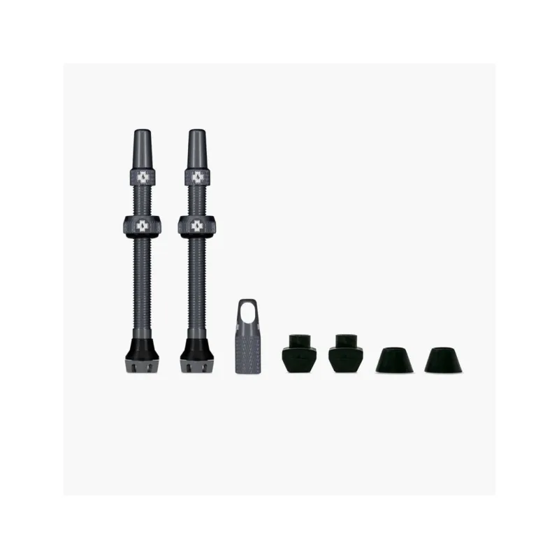 Valve tubeless Muc-Off Tubeless Valves V2 44mm Gri Ofertă de sezon