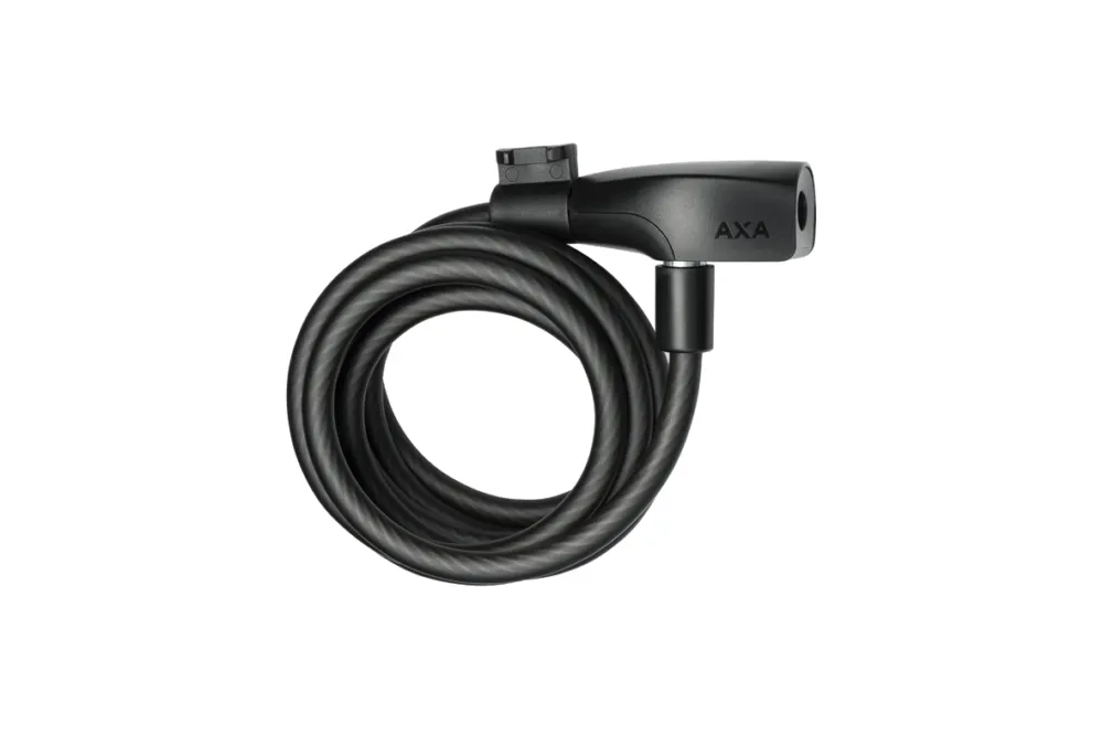 Incuietoare cablu AXA RESOLUTE 8MM/180CM – black Disponibil imediat