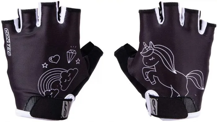 Nu rata Manusi copii CONTEC UNICORN SF – BLACK/WHITE