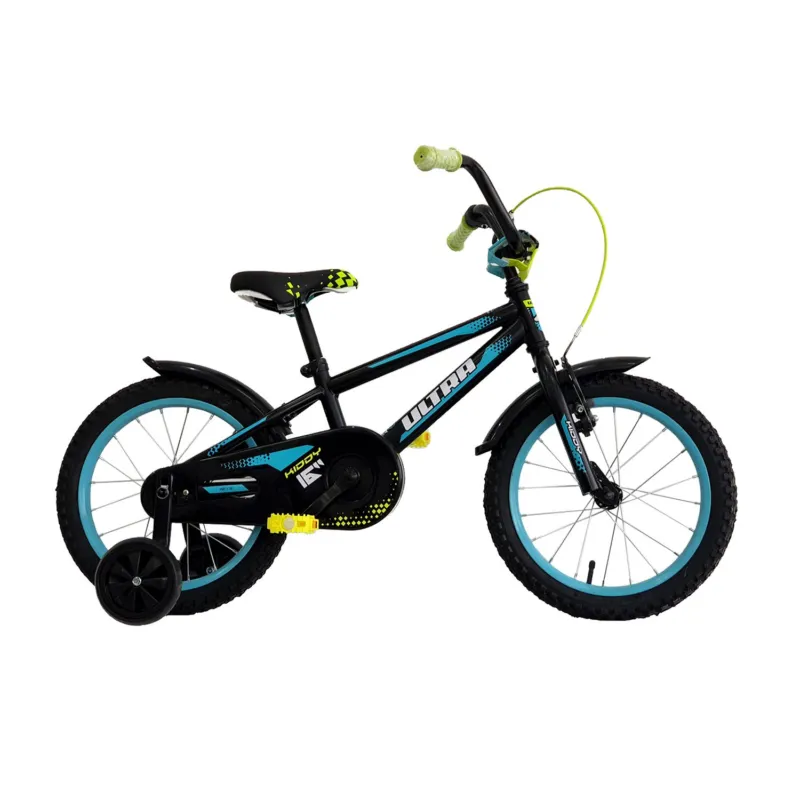Bicicleta copii MTB ULTRA KIDY 16 C-BRAKE negru Noutate