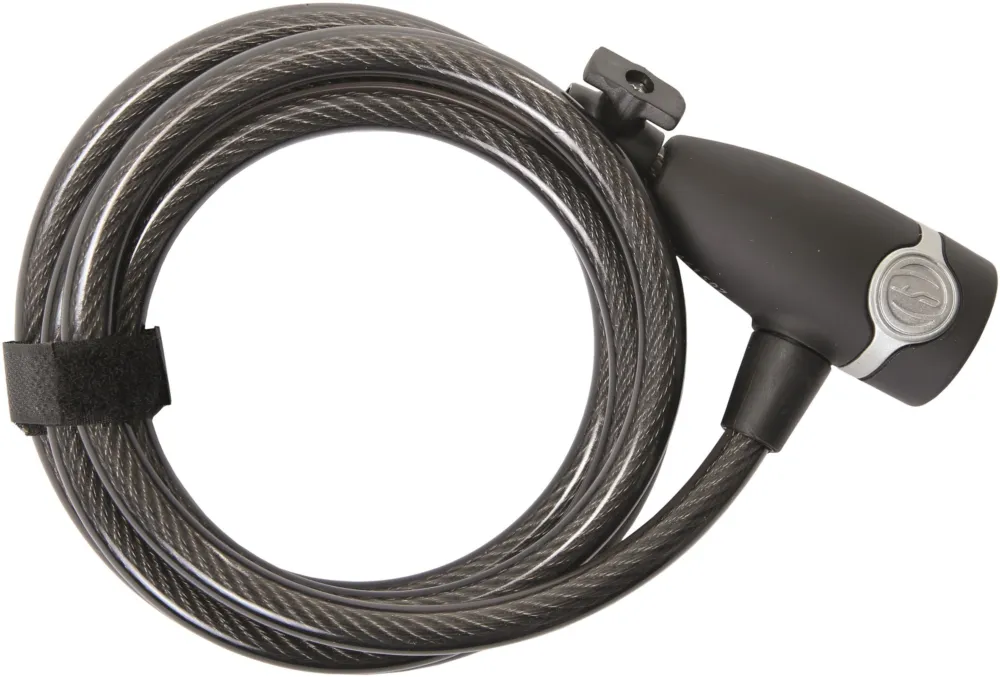Incuietoare cablu CONTEC ECOLOC CU CHEIE 10mm x 185 cm negru Preferatul clienților