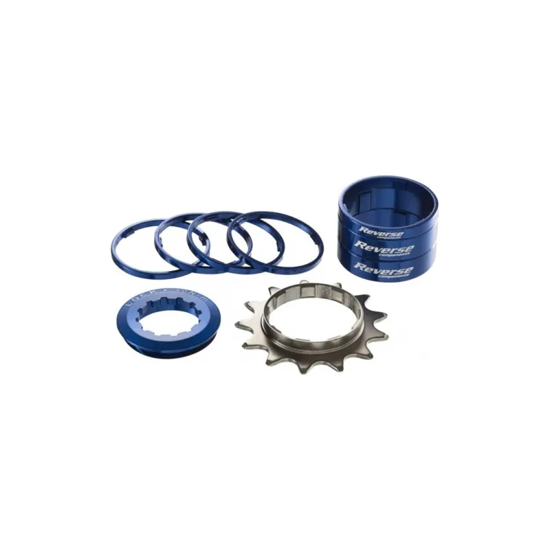Cel mai bun preț Kit single speed Reverse 13T albastru inchis