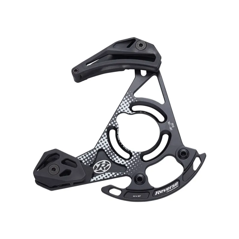 Doar azi Chain Guide Reverse X1-BR-B-Mini ISCG Negru