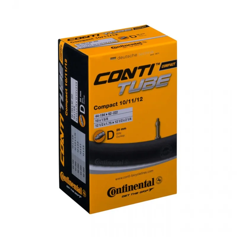 Preț promoțional Camera Continental Compact 10/11/12 44/62-194/222 10×1 5/8 12×1.75-1/2×2 1/4 D26