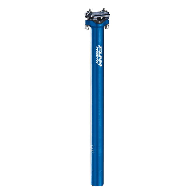Transport gratuit Tija Sa Funn Crossfire AM/DH/XC Alu.6061-T6 3D-Forjat 27.2x350mm albastru 285g