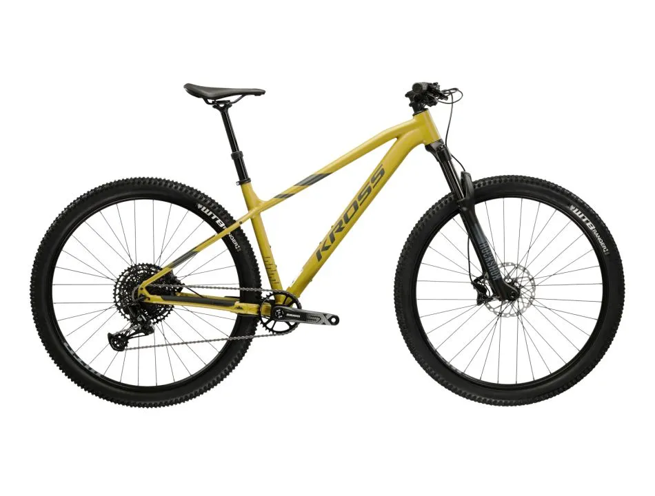 Bicicleta Kross LEVEL 6.0 perlat/galben Livrare expres