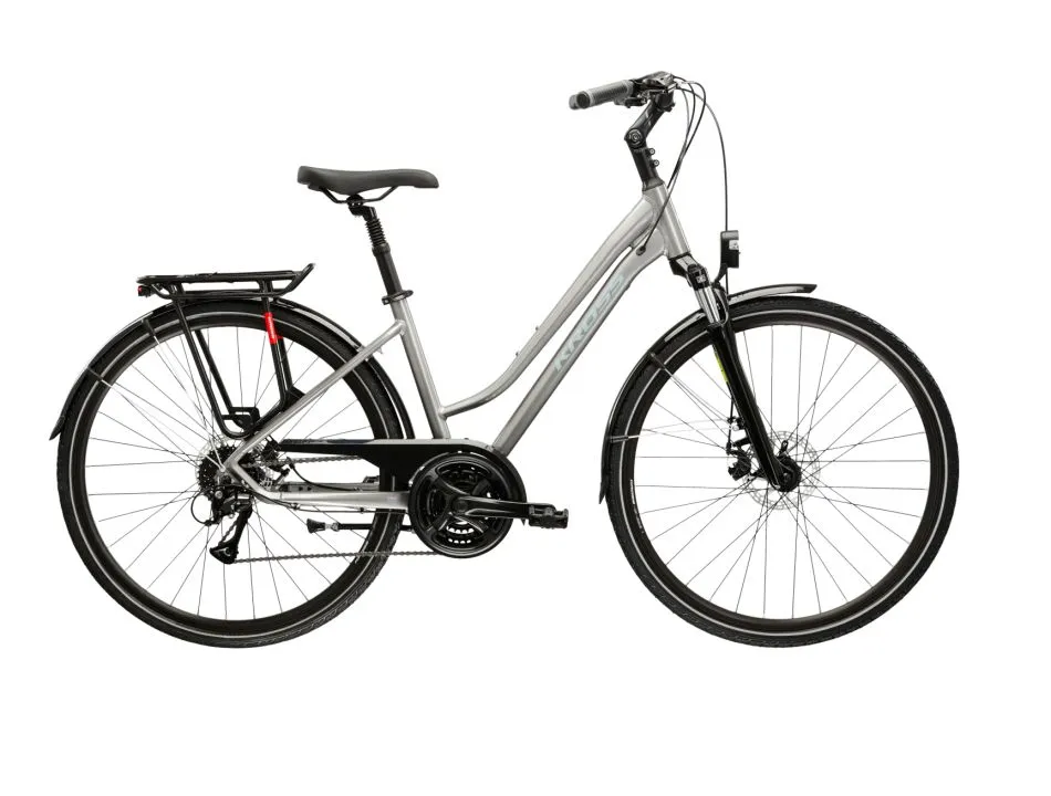 Vezi acum Bicicleta Kross TRANS 3.0 alb/holografic