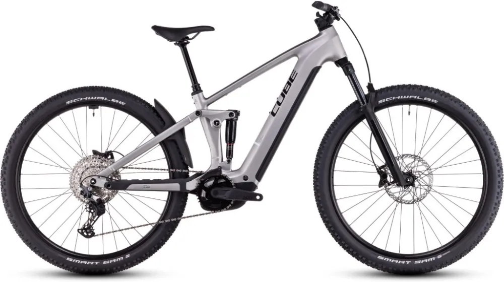 Expediere rapidă BICICLETA ELECTRICA CUBE STEREO HYBRID ONE22 RACE SILVER BLACK 2025