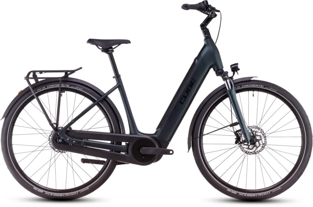 Chilipir BICICLETA ELECTRICA CUBE SUPREME RT HYBRID COMFORT EX 500 EASY ENTRY VIRIDIAN BLACK 2025