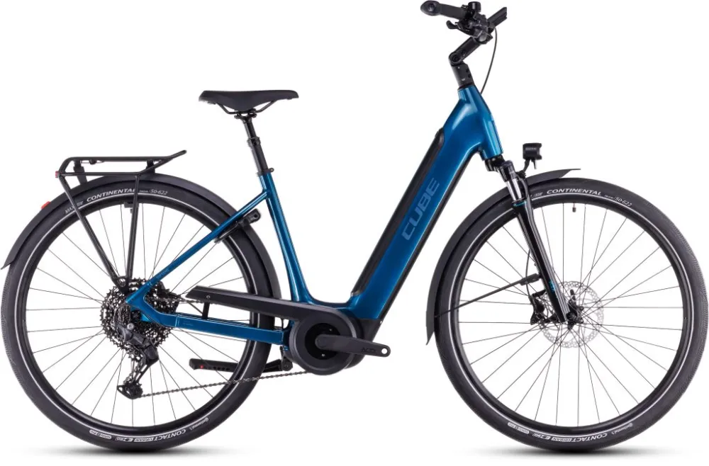 Retur ușor BICICLETA ELECTRICA CUBE SUPREME HYBRID PRO 625 EASY ENTRY ELECTRICBLUE BLUE 2025