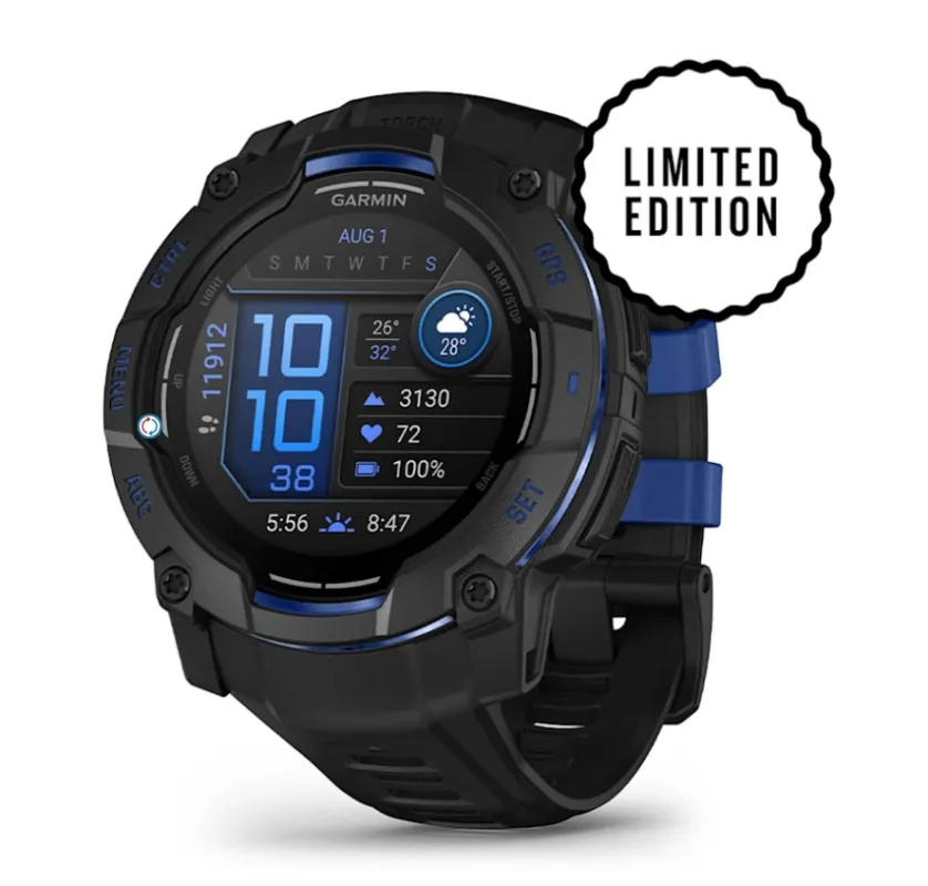 Garmin Instinct® 3 – 50 mm, AMOLED, Albastru Reduceri