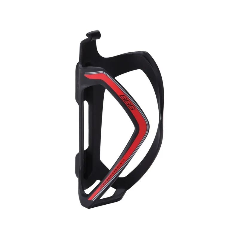Suport bidon BBB BBC-36 FlexCage negru mat/rosu Chilipir