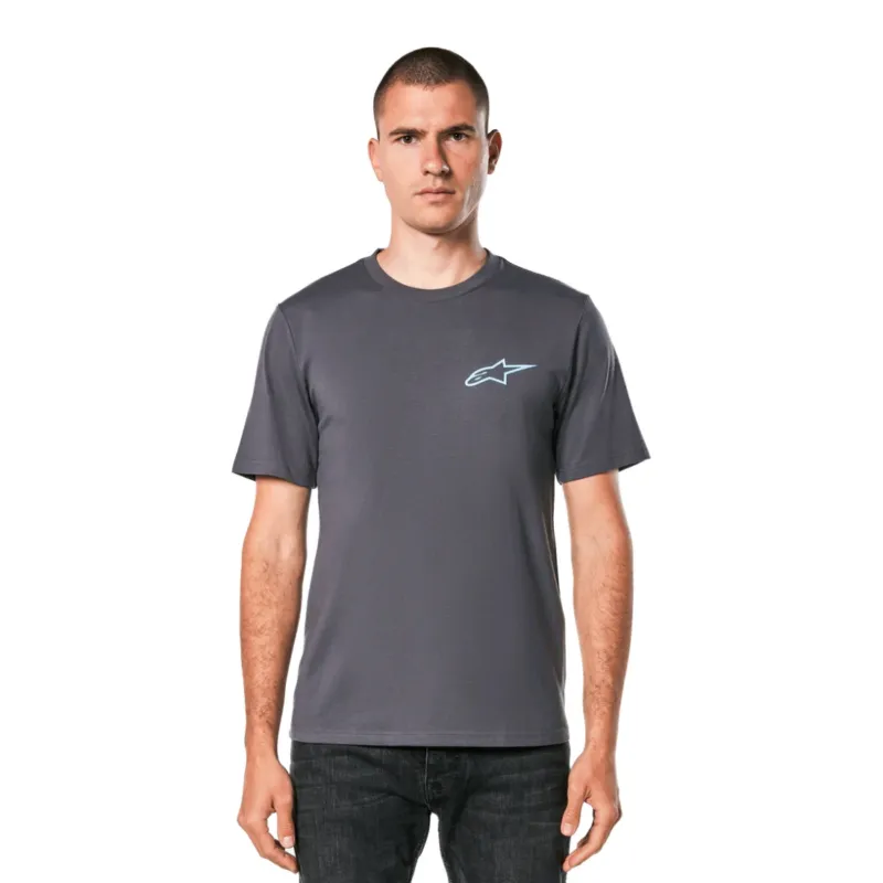 Livrare rapidă Tricou Alpinestars Horizon CSF Tee Charcoal XL
