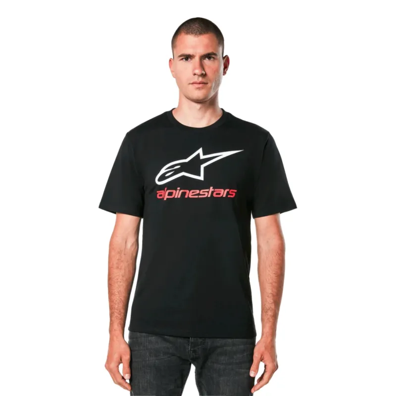 Reducere de preț Tricou Alpinestars Always 2.0 CSF Tee Black/White/Red XXL