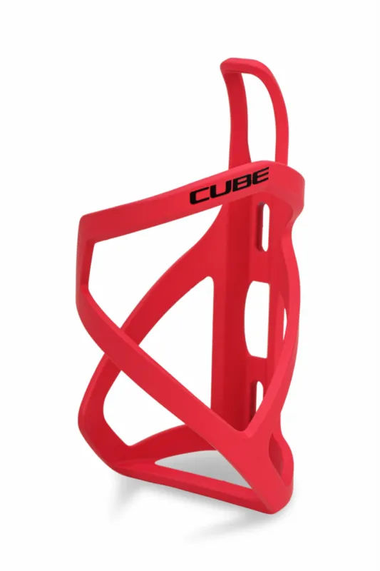 Suport Bidon CUBE Bottle Cage HPP Left-Hand Sidecage matt red n glossy black Lichidare de stoc