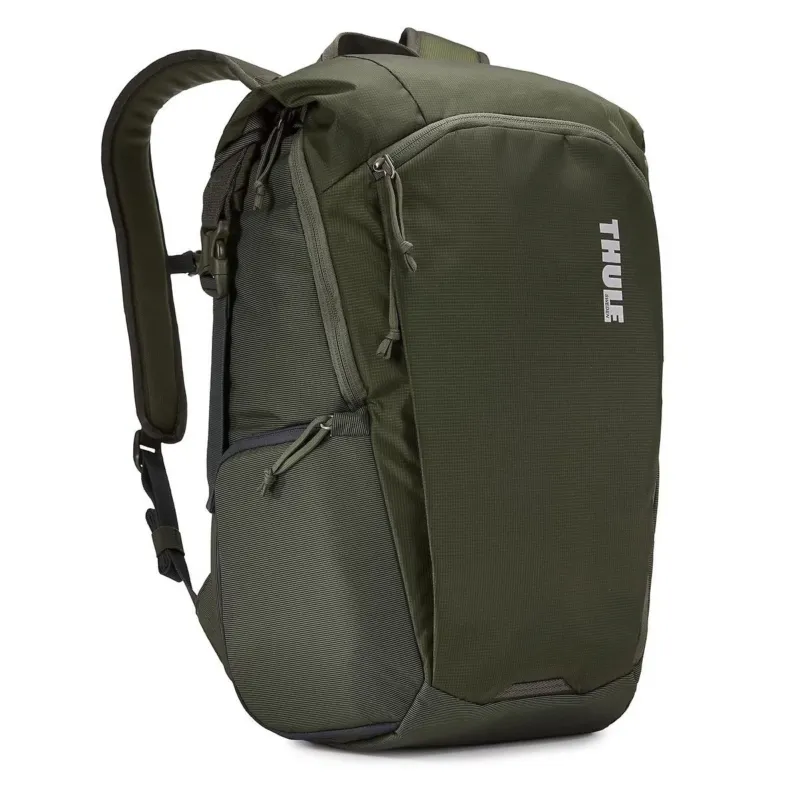 Rucsac foto Thule Enroute Camera Backpack, 25L, Dark Forest Ofertă specială