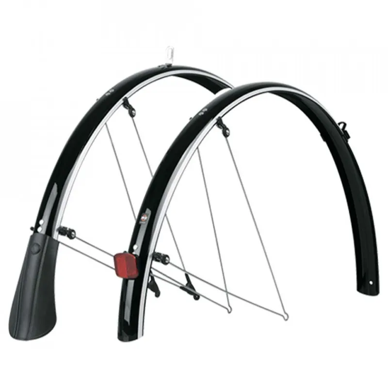 Aparatori bicicleta SKS Bluemels Reflective 45mm 28 - Black | Set Preț redus