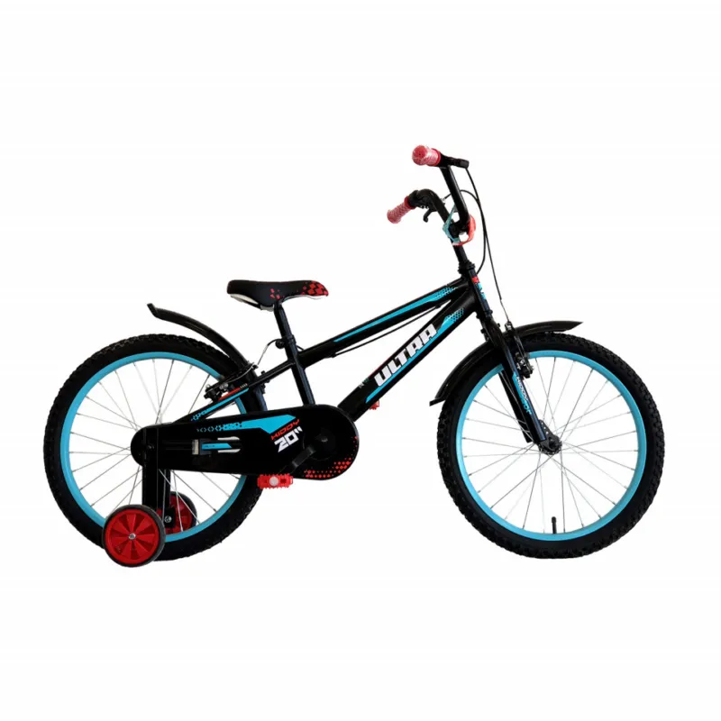 Livrare expres Bicicleta copii mtb ULTRA Kidy 20 V-Brake - Negru | 6-8 ani