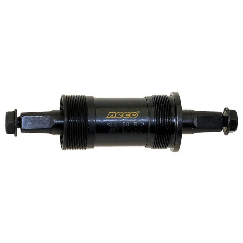 Preț mic Monobloc Pedalier NECO 119/26,5 mm Negru Cupe Metal/Plastic
