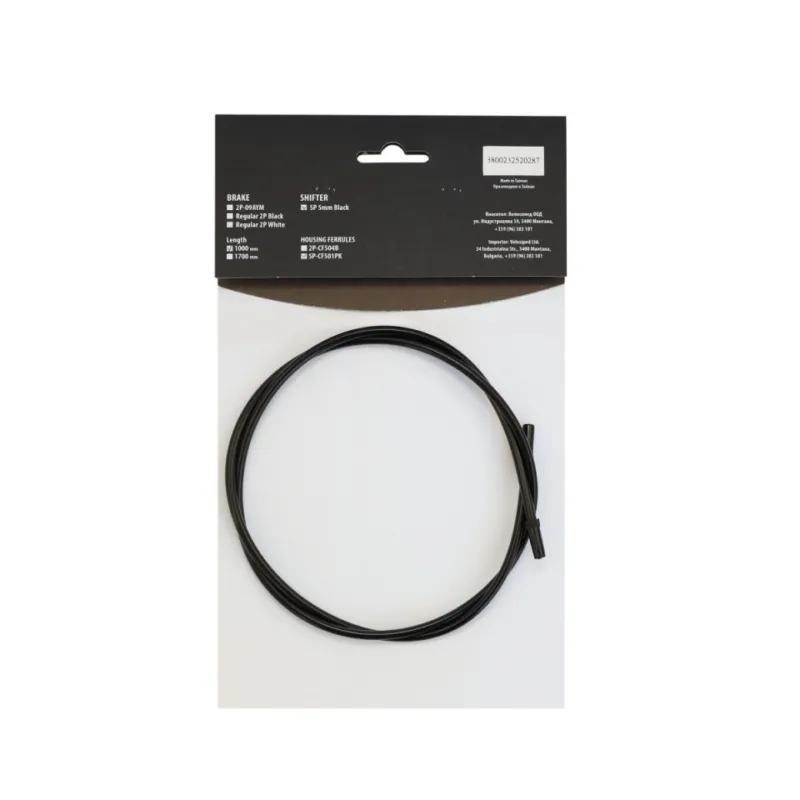 Noutate Camasa cablu schimbator CROSSER Sp 5mm - 1000mm - Negru