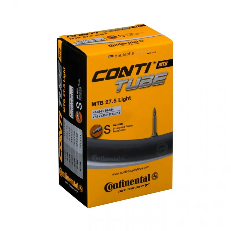 Cumpără online Camera Continental MTB 27.5 Light, 47/60-584, 27.5x1.75-2.4, S42