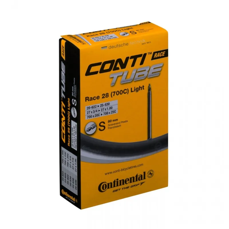 Nu rata Camera Continental Race 28 Light 20/25-622/630 27x3/4-1.0 S80