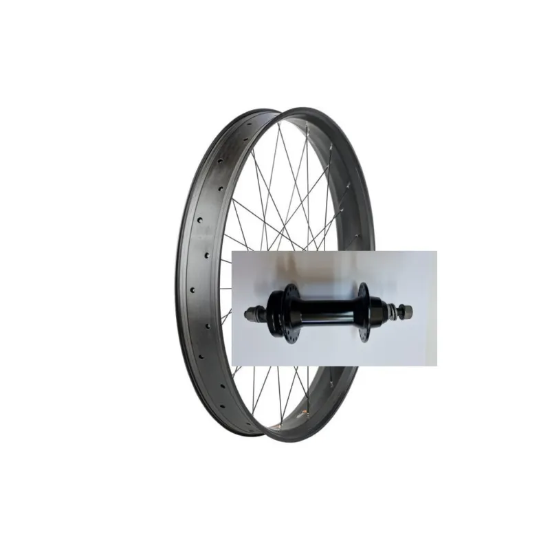Livrare gratuită Roata Fata Fat-Bike SXT 26 - 36H FD 3/8-135-145 mm Ax