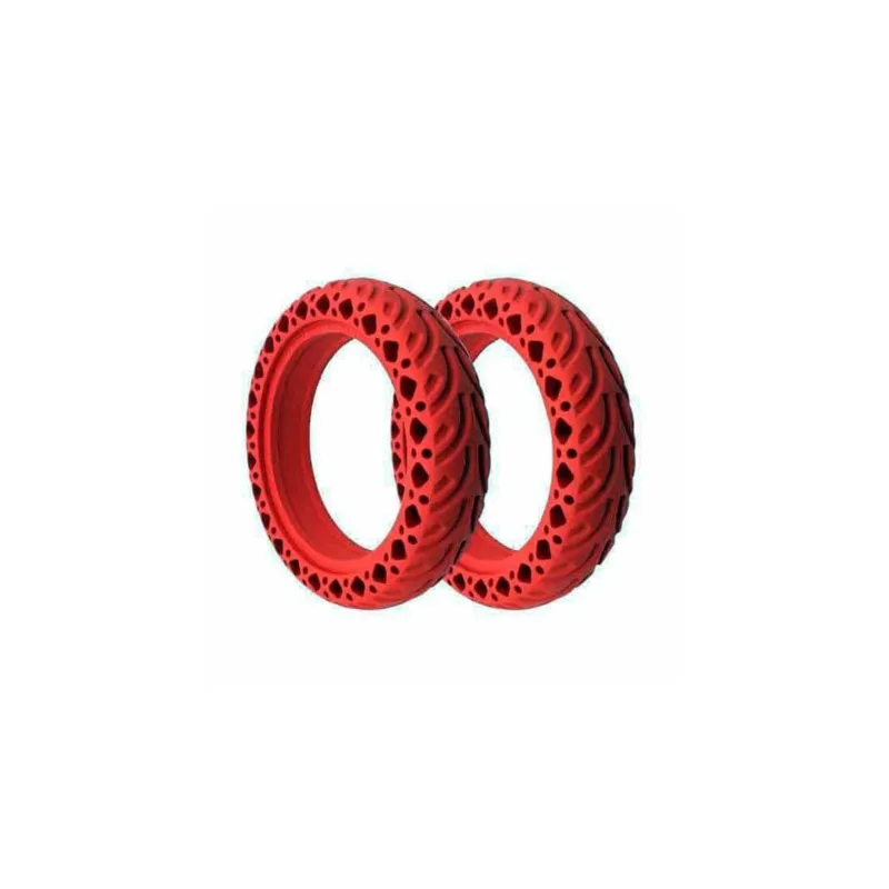 Anvelopa plina trotineta Model V3 8.5×2 pentru Xiaomi - Rosu Cumpărături sigure