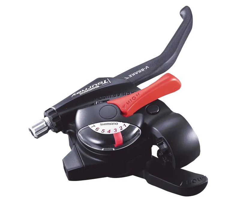 Transport gratuit MANETA SCHIMBATOR/FRANA SHIMANO ST-EF40-7R(LL)2S TOURNEY DREAPTA 7-VIT. CABLU 2050MM EZ-FIRE PLUS 2F-RESIN/STEEL PT. V-BRAKE BLACKVERSION CLAMP BOLT:ALLEN KEY TYPE VRAC