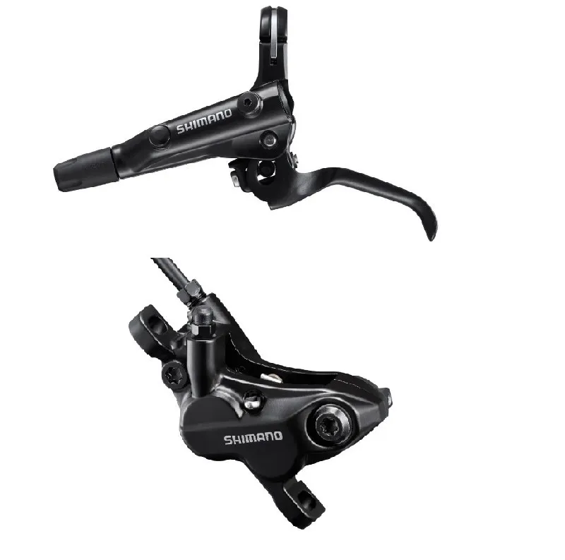 Disponibil imediat FRANA PE DISC SET ASAMBLAT SHIMANO BL-MT501(L) BR-MT520(F) J-KIT FARA ADAPTOR PLACUTE METAL (FARA ARIPIOARE) INCL. OLIVA SI INSERTIE CONECTARE FURTUN SM-BH90-SS 1000MM NEGRU AMBALAT IND.