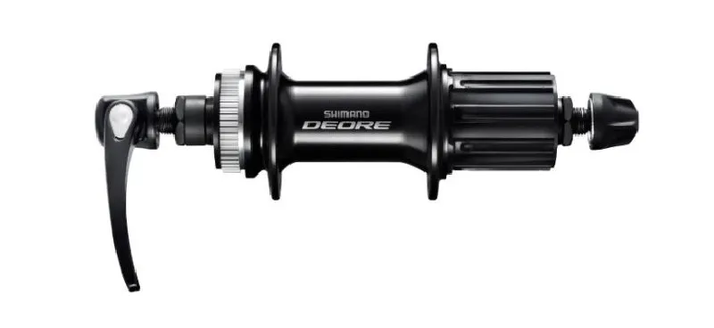 BUTUC SPATE SHIMANO DEORE FH-M6000 32H 8/9/10-VIT. OLD 135MM AX 146MM QR 173MM BLACK PT. ROTOR CENTER LOCK (FARA PIULITA DE STRANGERE) FARA PROTECTIE PT. MONTURA DISCULUI NEGRU AMBALAT IND. Cel mai bun preț