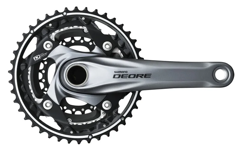 Cel mai bun preț ANGRENAJ PEDALIER SHIMANO DEORE FC-M610-S 42X32X24T BRAT 170MM PT. 10 VIT. PE SPATE CONSTRUCTIE 2-PIECE FARA CG INCOMPATIBIL CHAINCASE INCL. SM-BB51 ARGINTIU AMBALAT IND.