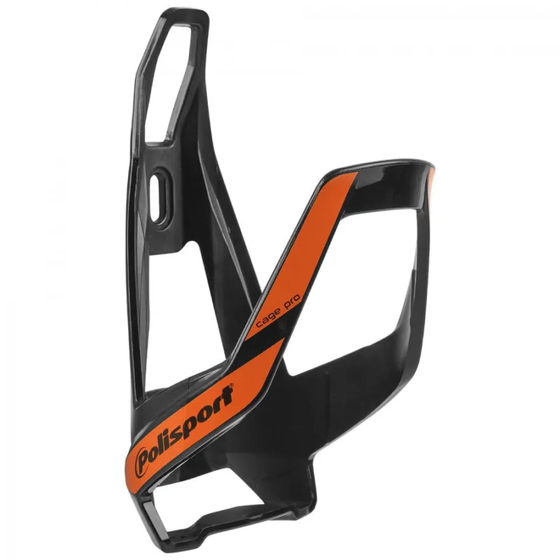Suport Bidon Apa Polisport Holder Pro - Negru-Portocaliu Premium