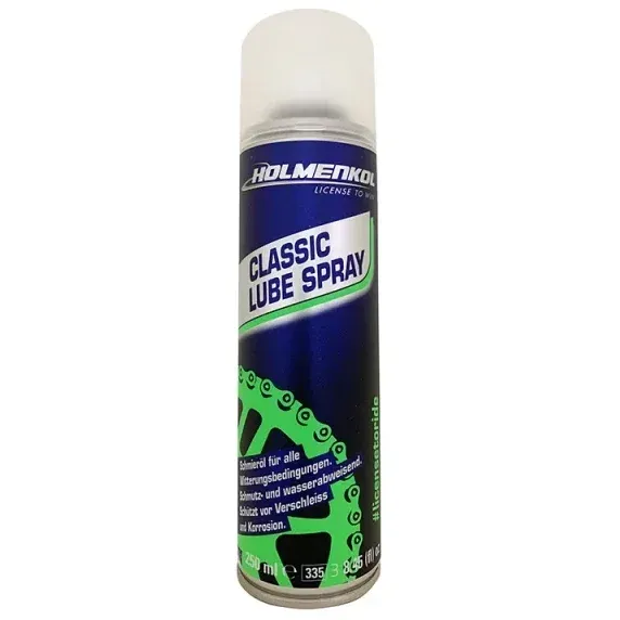 Spray lubrifiant pentru bicicleta, Holmenkol Classic Lube Spray, 250 ml Calitate înaltă