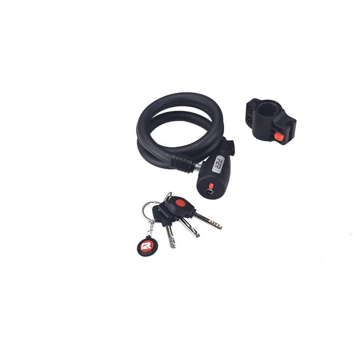 Antifurt Bicicleta P2R SPIRO - 12 x 1000 mm, Negru Livrare gratuită