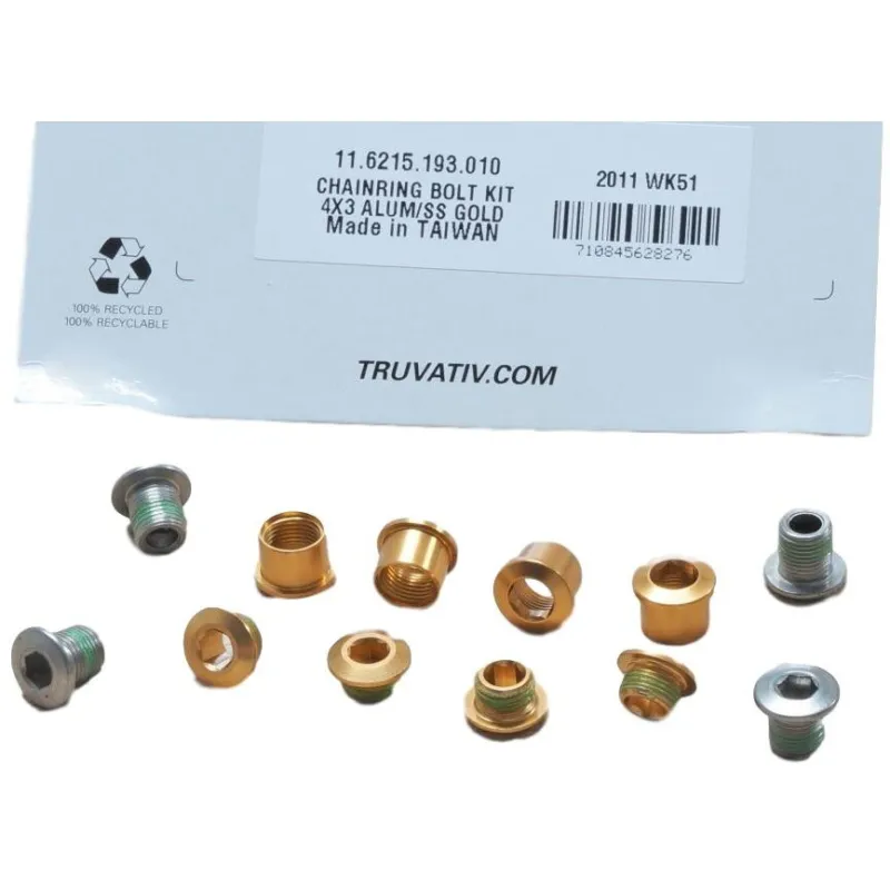 Reducere Service Sram Chain Ring Bolt Kit Ss - Gold