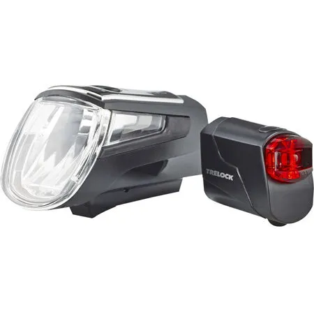 Retur gratuit Set Lumini Bicicleta Trelock Ls 560 I-GO 50Lux/ Ls 720 Reego Dragon - Negru