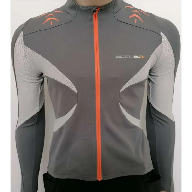 Mai ieftin TRICOU SHIMANO MTB MANECA LUNGA EXPLORER FEMEI GARGOYLE / ORANGE (S11)