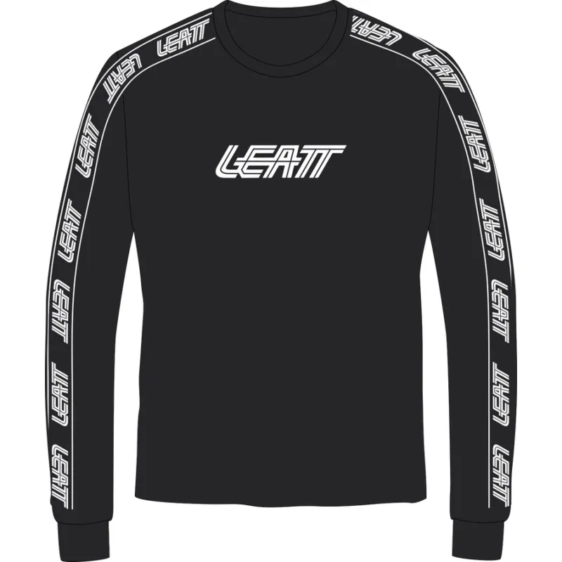 Bluza Leatt Tech T-Shirt Black XL Ieftin