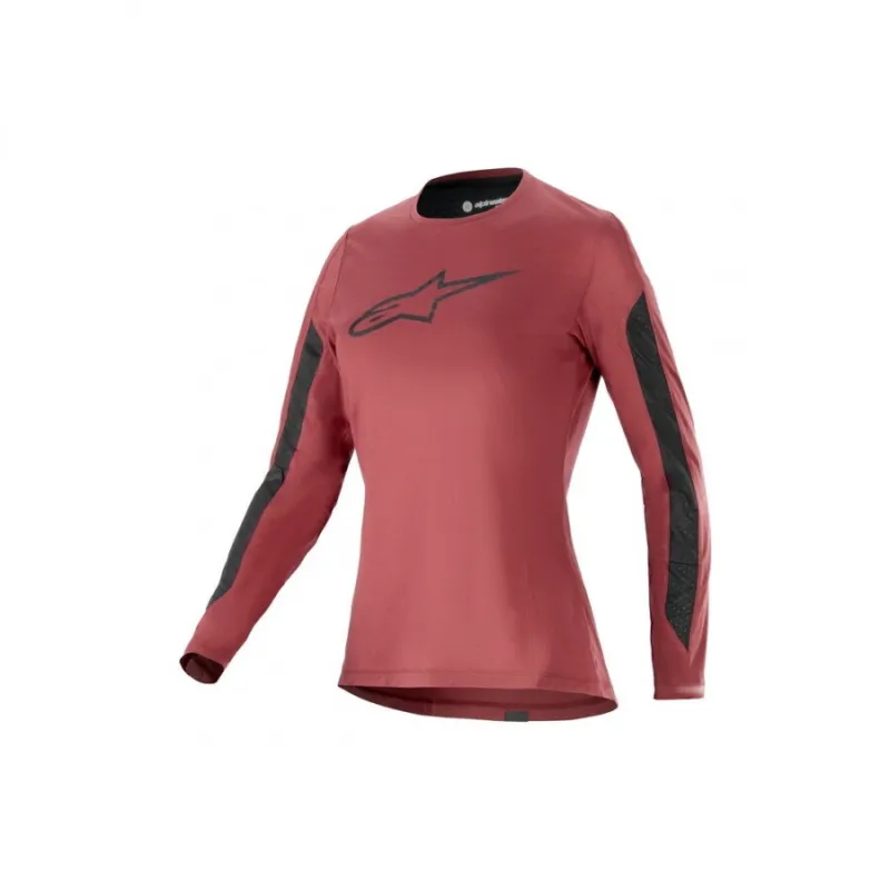 Reducere extra Bluza Alpinestars Stella A-Dura Dri Astar LS Jersey Burgundy M