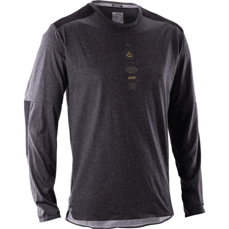 Bluza Leatt MTB Trail 4.0 Ghost Black XL Mai ieftin