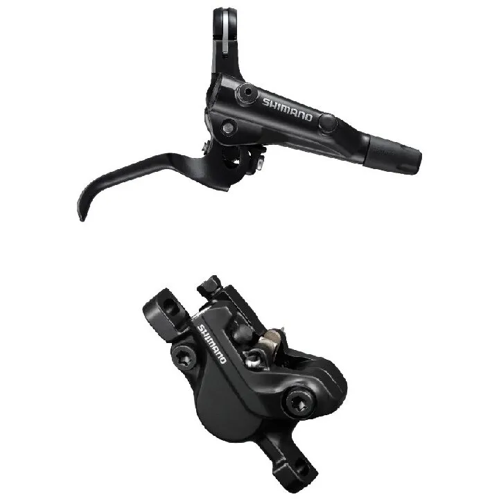 Frana Pe Disc Set Asamblat Shimano, J-Kit, Bl-Mt501(R), Br-Mt500(R), Fara Adaptor, Placute Resin, Furtun Sm-Bh59-Ss 1700mm Negru, Incl. Oliva & Insertie Conectare, Negru, Ambalat Ind. Disponibil imediat