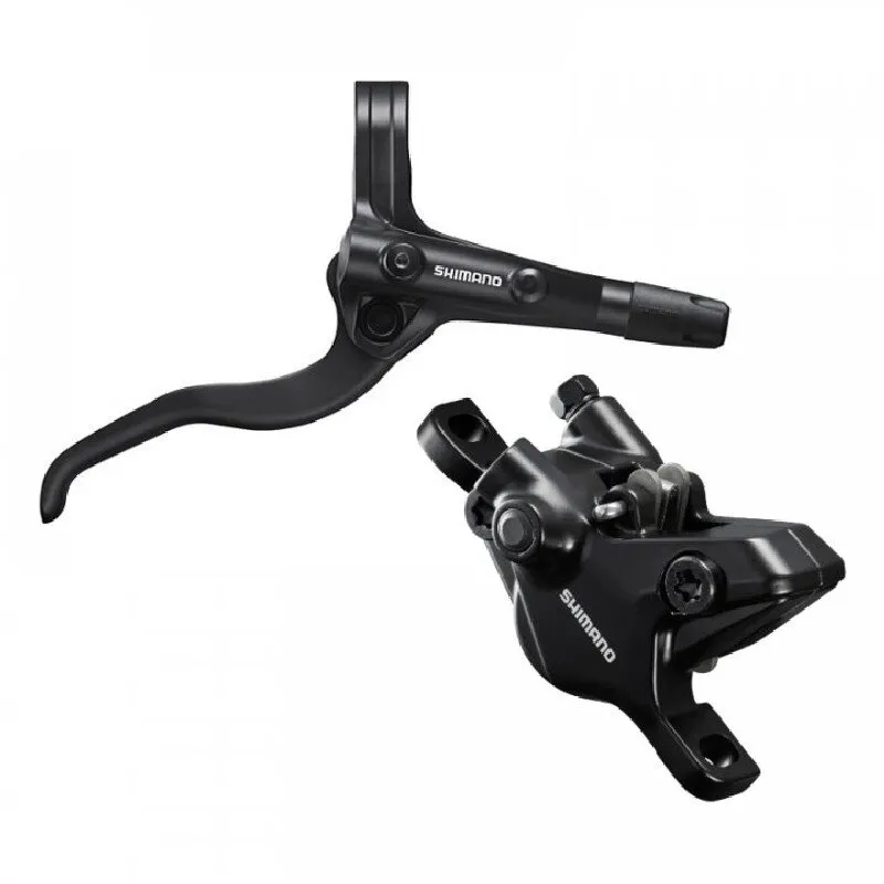 Reducere specială Frana Pe Disc Set Asamblat Shimano Bl-Mt401(L), Br-Mt420(F), Lrvier Argintiu, Fara Adaptor, Fara Placute Metalice(Fara Aripioare), 1000mm(Smbh90ss Negru), Include Oliva Si Insertie Conectare, Negru, Ambalat Ind.