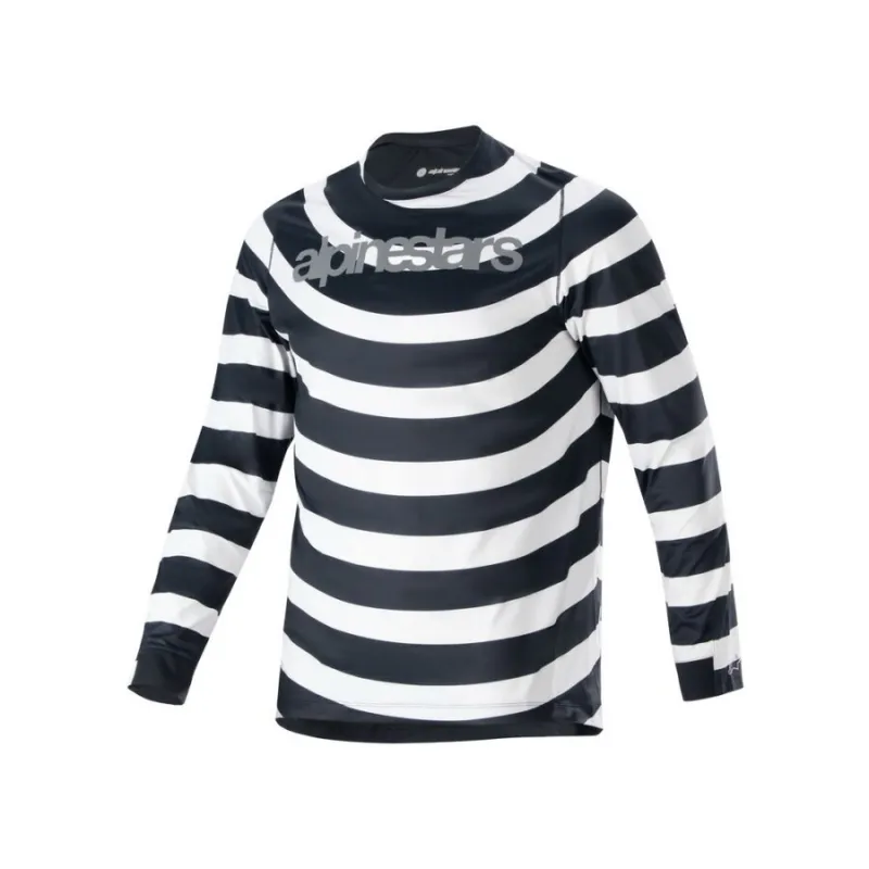 Bluza Alpinestars A-Aria Oscar LS Jersey Black S Promoție