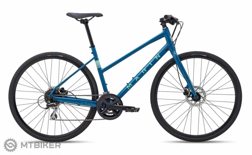 Ieftin Bicicletă Marin Fairfax 2 ST 28", verde/albastru - L