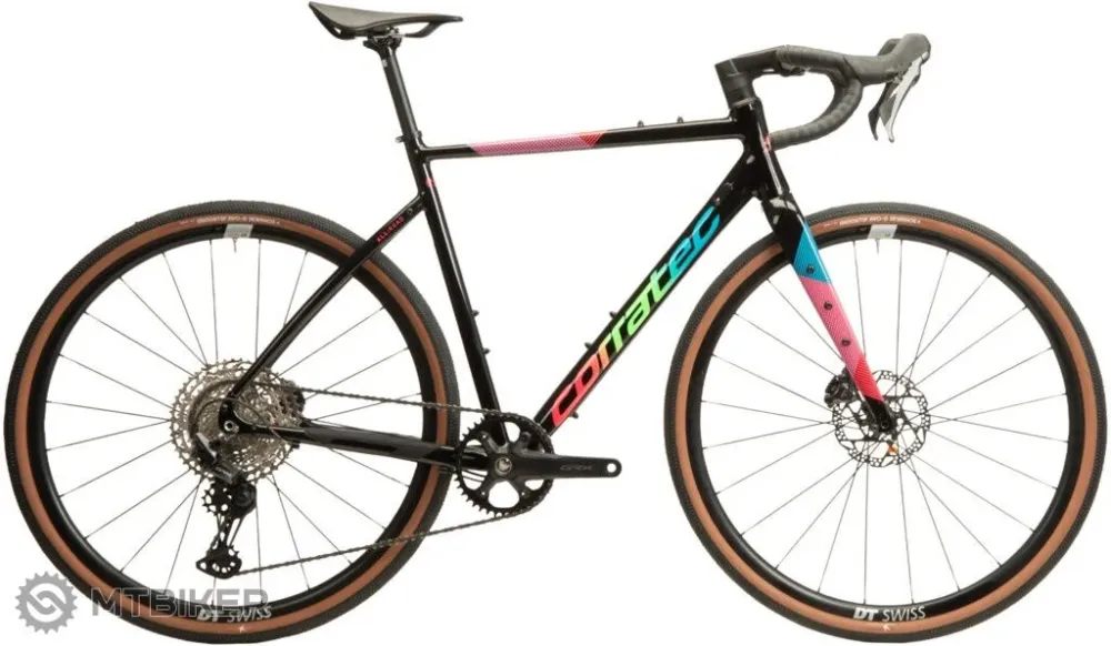 Livrare rapidă Bicicletă Corratec Allroad A1 28, black/pink/blue/neon-green - 52
