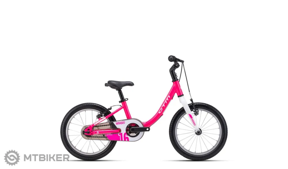 Bicicletă copii CTM MARRY 16, roz Cel mai bun preț