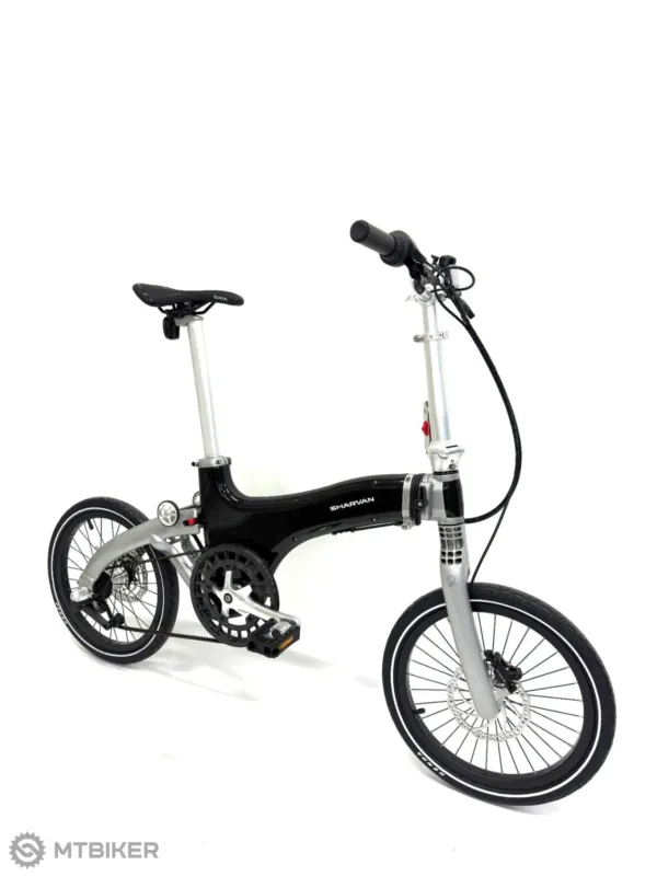Bicicletă pliabilă Sharvan City 3 viteze 18, negru/argintiu Reducere de preț