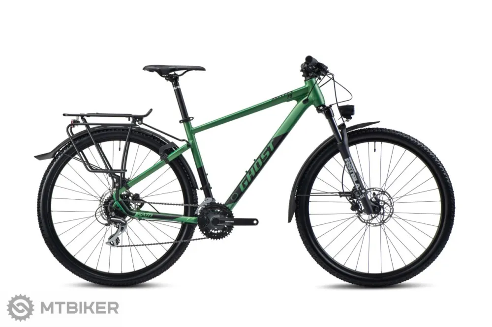 Bicicletă GHOST Kato EQ 29, kaki metalizat/negru metalizat - M (165-180 cm ) Livrare expres