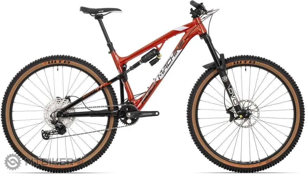 Retur ușor bicicletă Rock Machine Blizzard TRL 70-29, gloss metallic orange/silver/black - XL